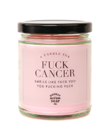 F*ck Cancer Candle in Fairview, OR | QUAD'S GARDEN - Home to Trinette's Floral