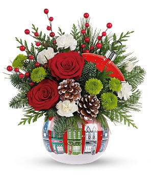 FDA APPROVED SERVING DISH BOUQUET CHRISTMAS