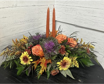 Feast Celebration Centerpiece THANKSGIVING CENTERPIECE in Lewiston, ME | Blais Flowers,Gift Shop,& Greenhouses