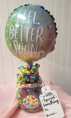 Feel Better Soon Balloon with candy 