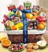 Feel Better Soon Fruit & Sweets Gift Basket