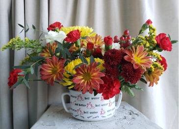 FEEL BETTER SOUP BOWL Flower Arrangement in Hampstead, NC | Surf City Florist FEEL BETTER SOUP BOWL Flower Arrangement in Hampstead, NC | Surf City Florist