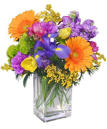 Feliz Cumpleaños Ramo Floral in Livermore, CA | KNODT'S FLOWERS