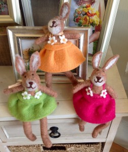 Felt Bunny Rabbits