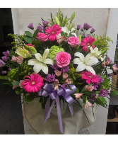 Feminine Remembrance Sympathy Basket