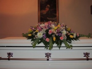 Feminine Tribute Casket Spray in Lincolnton, NC | DRUM'S FLORAL DESIGNS Feminine Tribute Casket Spray in Lincolnton, NC | DRUM'S FLORAL DESIGNS