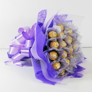 Ferrero Rocher Chocolate Bouquet Wrapped Bouquet
