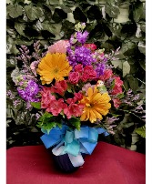 Festive and bright vased fresh flowers - all occasions