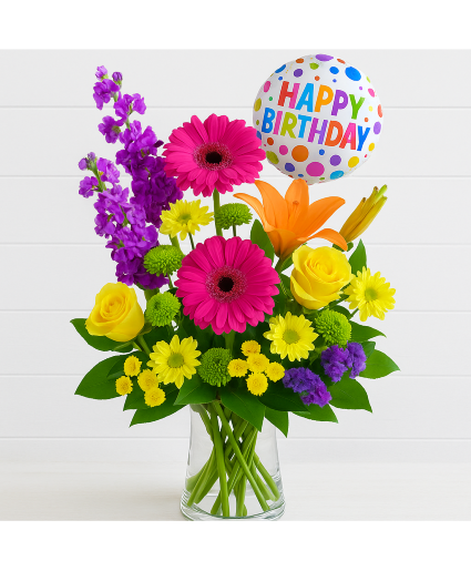 Festive Birthday Bloom 