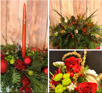 Festive Centerpiece Designer's Choice  Arrangement