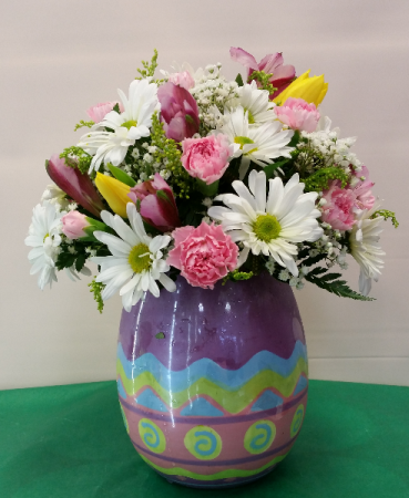 Festive Easter Egg vase