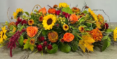 Festive Fall Centerpiece Flower Arrangement