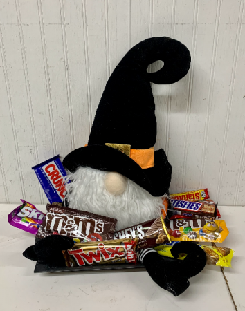 Festive Fall Gnome with Candy Bars 