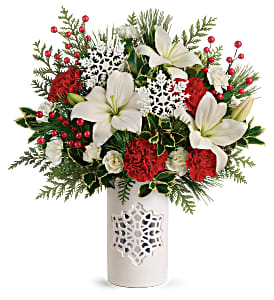Festive Flurries Bouquet