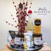 Festive Food and Wine Gift Basket