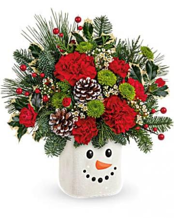 Festive Frosty Bouquet T21X600