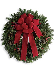 Festive Holiday Wreath 