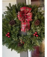 Festive Holiday Wreath Fresh Balsam Wreath