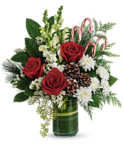 Festive Pines Bouquet fresh floral