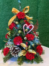 Festive Red Pine Christams