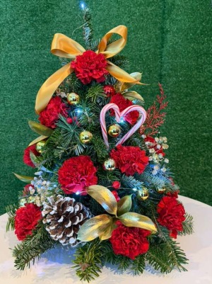 Festive Red Pine Christams