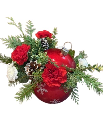 Festive Snowflake Arrangement