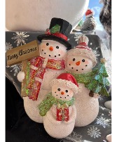 Festive Snowman Family Gift Item