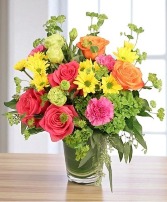 Festive Surprise Vase Arrangement