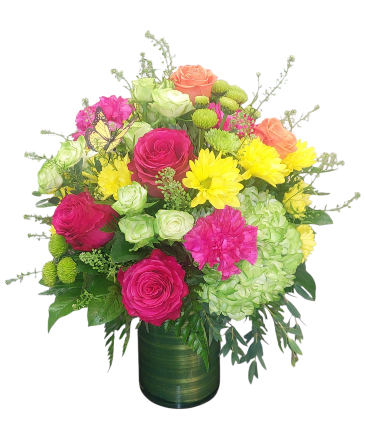 Festive Surprise Vase Arrangement in Sun City Center, FL | SUN CITY CENTER FLOWERS AND GIFTS