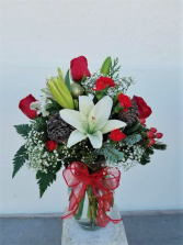 Festive Winter Greetings Arrangement