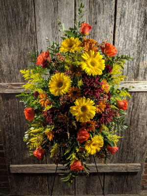 FG standing spray Standing Easel Spray in Barnesville, OH - THE FLOWER  GARDENS