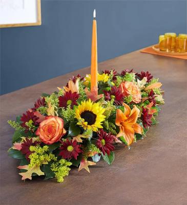 Fields of Europe Fall Centerpiece  in Brooklyn, NY | MARY'S FLORIST CORP.