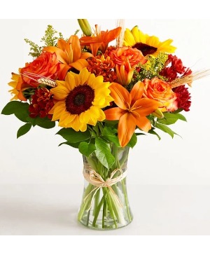 FIELDS OF EUROPE FALL VASE