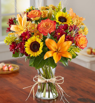 Fields of Europe for Fall Vase Arrangement