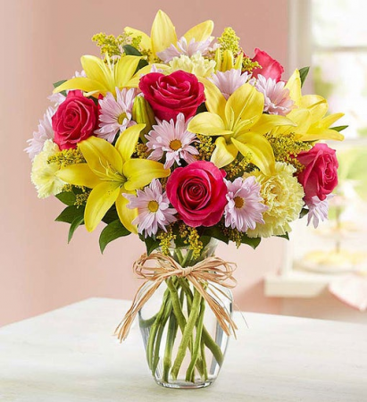 Fields of Europe for Spring Large Spring Vase