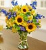 Sunflower Surprise Fresh Vibrant Vase Arrangement 