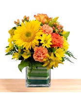 Fields of Gold Vase Arrangement