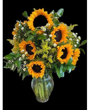 Fields of Sunflowers Sunflower Vase
