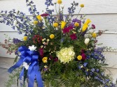 Fields of Wildflowers Casket Spray 