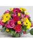 Fiery hot pink and yellow  Any occasion 
