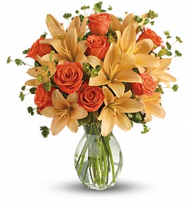 Fiery Lily and Rose