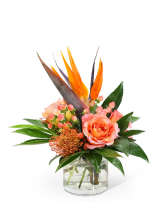Fiery Spirit Flower Arrangement