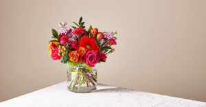 Fiesta bouquet Cinched Vase Collection
