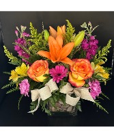 Fiesta Bloom  Cube arrangement 