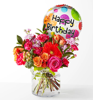 Fiesta Bouquet w Balloon 