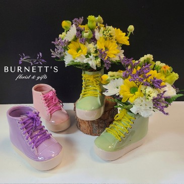 Fill Your Boots! Vase Arrangement in Kelowna, BC | Burnett's Florist