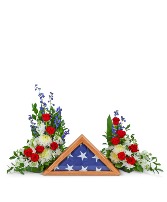 Final Salute Memorial Tribute Sympathy Arrangement