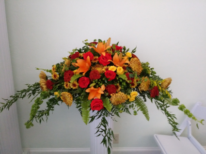 Final Sunset Casket Spray