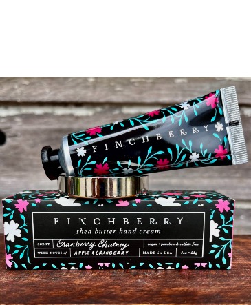 Finchberry Cranberry Chutney Shea Butter Cream Hand Cream One Ounce in Key West, FL | Petals & Vines