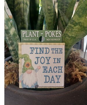 Find the Joy Plant Stake 